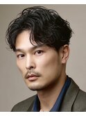横浜コンマバング/毛流れパーマ/フェザーパーマ30代