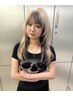 ハイブリーチ(ブリーチ2回)+前処理付きケアカラー+ 髪質改善BYKARTE TR