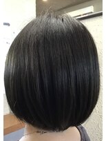 オッジヘアー(Oggi Hair) オリーブマット ボブ 8月