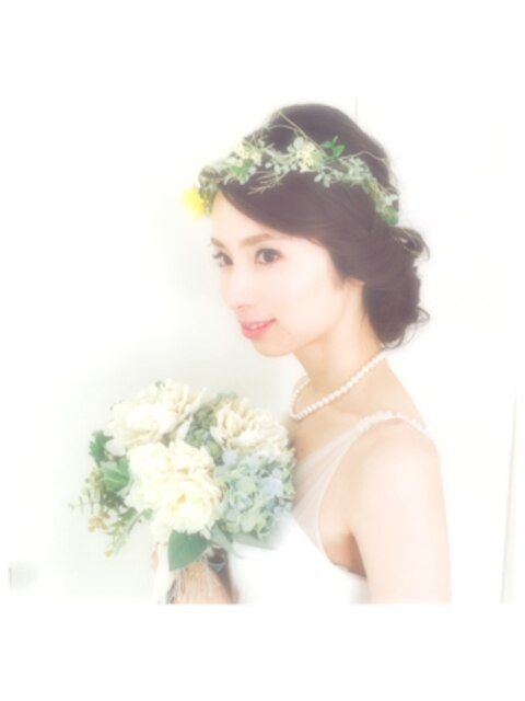 ナチュラルなweddinghair