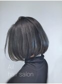 Ail　style　グレージュグラデーションカラー×ロブ♪