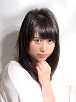 ネオリーブアオバ 高田馬場店(Neolive aoba)&nbsp;【高田馬場/aoba】　小顔ストレートレイヤー　× 内巻き