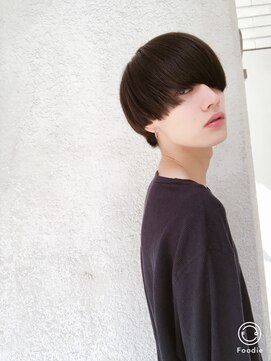 シン(syn) サイドパートショートテクノクラウドマッシュセミウエット