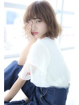 ラカーロ(La CARO)&nbsp;La CARO 大人かわいいカジュアルボブ/メルティベージュby市橋