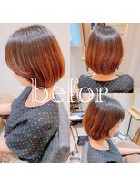 シカタ シーカ 鎌倉(CICATA/ShIKA.)&nbsp;大人かわいい前下がりひし形マニッシュショート【Before】