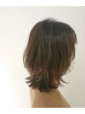 外ハネミディ♪