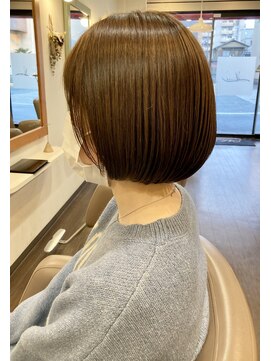 ミュウ(Private hair salon Miu) 切っぱなしボブ