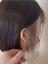 フレイムスヘアデザイン(FRAMES hair design)&nbsp;☆インナーシルバー×シンプルボブ☆
