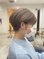 カットアンドトータルビューティ ヴァンキャトル(Cut&Total Beauty VINGT QUATRE)&nbsp;丸みショート×ミルクティーベージュ♪