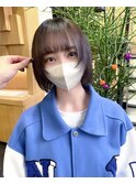 秋人気くすみグレージュカラー 光野伶奈