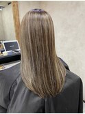 グレーベージュニュアンスカラーアッシュミルクティー