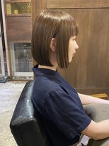 トト 船橋店(toto.)&nbsp;黒髪/グレーベージュ/レイヤーロング/前髪パーマ[西船橋/津田沼]