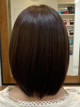 コレクティブワーク 表参道 渋谷(COLLECTIVE WORK) バイカルテ レイヤー 髪質改善  ベージュ 酸熱トリートメント