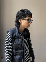 ウェルネス(Wellness)&nbsp;マッシュパーマウルフ波巻きハイライト9