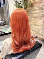 レガロヘアアトリエ(REGALO hair atelier) オレンジピーチティーカラー