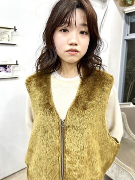 ペイジヘアー(paige hair) ロングレイヤー/暗髪カラー/ブラウンカラー