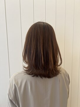 アドラーブル 万代店 (adorable) 20代30代ナチュラルくびれボブ毛先カール艶感結べるボブ