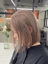 ニコ トウキョウ 渋谷(nico TOKYO)&nbsp;ミルクティーブラウン/髪質改善/ダブルカラー/ケアブリーチ/20代