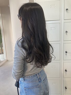イノセントヘア(innocent.hair) ニュアンスカラーウェーブヘアブリーチブリーチなし
