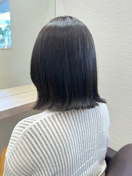 シュク 高円寺(SYUK) 加藤【高円寺】外ハネボブ/顔周りカット/暗髪/透明感/アッシュ