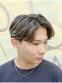 毛流れセンターパート/ニュアンスパーマ/名古屋/栄/メンズヘア