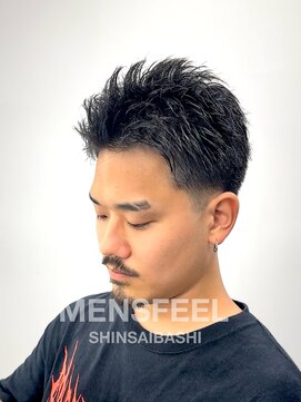 メンズフィール 心斎橋(MEN'S FEEL) スキンフェードスパイキーショート