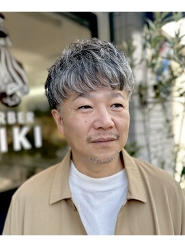 バーバーミキ(BARBER MIKI) マッシュ/パーマ/ツーブロック/白髪ぼかし