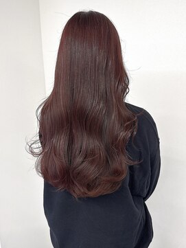 ノウハウ キョウト(KNOWHOW kyoto) チェリーレッド/ブリーチなし/韓国風ロング