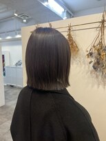 シア 綾瀬店(SHEER)&nbsp;ぱつんカット/グレージュカラー