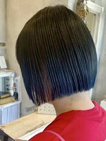 カムジーヘッド(COMEGHEAD)&nbsp;マッシュショート丸みショート黒髪ショートベリーショート40代