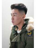 ルックグッドストア タカラヅカ(LOOK GOOD STORE TAKARAZUKA)&nbsp;メンズカットアップバングニュアンスパーマベリーショート0203