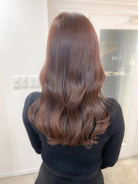 レア 表参道(L'ea) ミディアムヘア暗めカラーグランマッシュデザインカラー