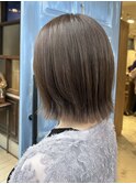 透明感ラベンダー外ハネボブ