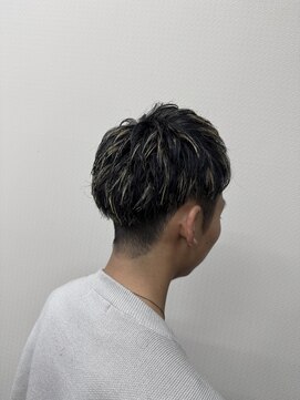 バーバーズ にじの森店 メッシュキャップハイライト