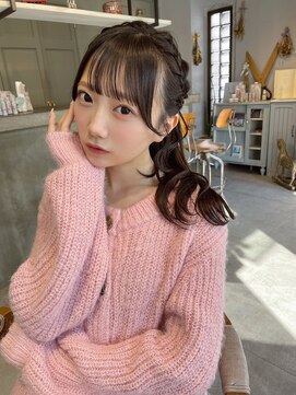 カシュカシュ 表参道(cache cache) アイドルぱっつん/小顔に見える後れ毛