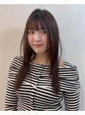 レイヤーカット/透明感カラー/水素カラー
