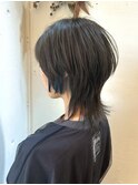ハンサムウルフ インナーカラー　ブルー