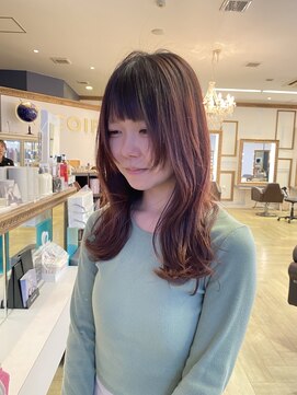 コワファースト 大分(COIFF1RST) フェイスレイヤーカット/オイルスタイリング