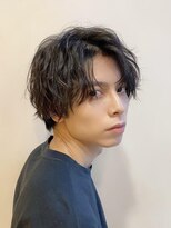 緩めスパイラルパーママッシュシャドウパーマ原宿30代