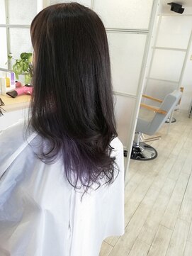 シーピ(siipi) ロング インナーカラー+カラー