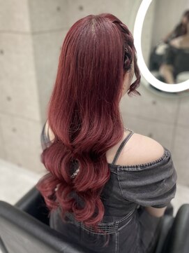 ヘア サロン クラン 東心斎橋店(hair salon clan) 編み込みハーフツイン/心斎橋ヘアセット