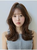 【TOMI】大人可愛いミディアムヘア/くびれヘア/面長カバー