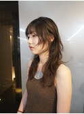 大人ウルフスタイル/くせ毛カット/ウルフレイヤー