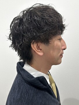 リオールバイニアウ(RE:ALL by Niau) メンズマッシュニュアンスパーマスパイラルパーマシャドウパーマ