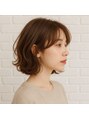 ピースオブヘアー(PEACE of hair) 横顔美人を引き立てる、軽やかレイヤーボブ♪