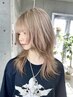 【似合わせ】カット＋ブリーチ1回+透明感カラー（レイヤー/名古屋/大須）