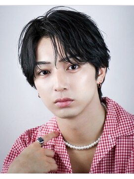 オーシャントーキョー 大阪(OCEAN TOKYO) シャドウパーマ波巻きパーマツーブロックマッシュショート