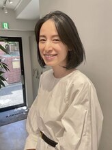 ロマリア 青山 南青山(Lomalia) Lomalia青山/暗めカラーナチュラルボブ20代30代40代