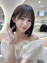 シー バイ ロンド 新宿(Sea by Lond)&nbsp;ミディアム×暗めカラー[デザインカラー/フェイスフレーミング]