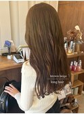 ブラウンベージュ/ロングヘア